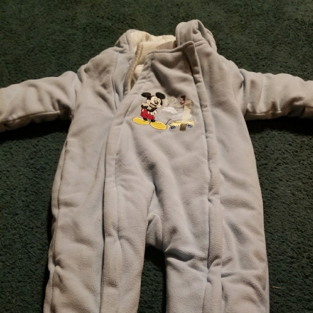 Mickey mouse snow suit